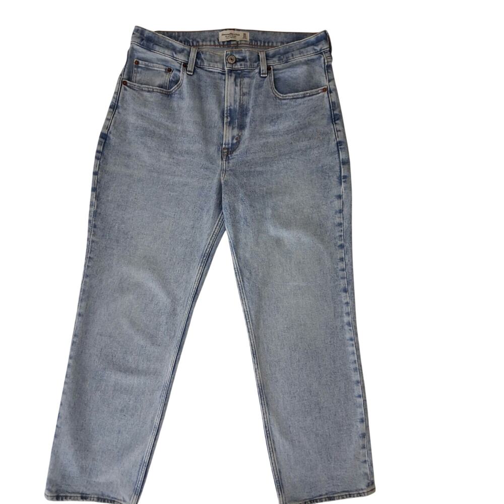 Abercrombie Ankle Straight Ultra High Rise Jeans Women's 30 10S